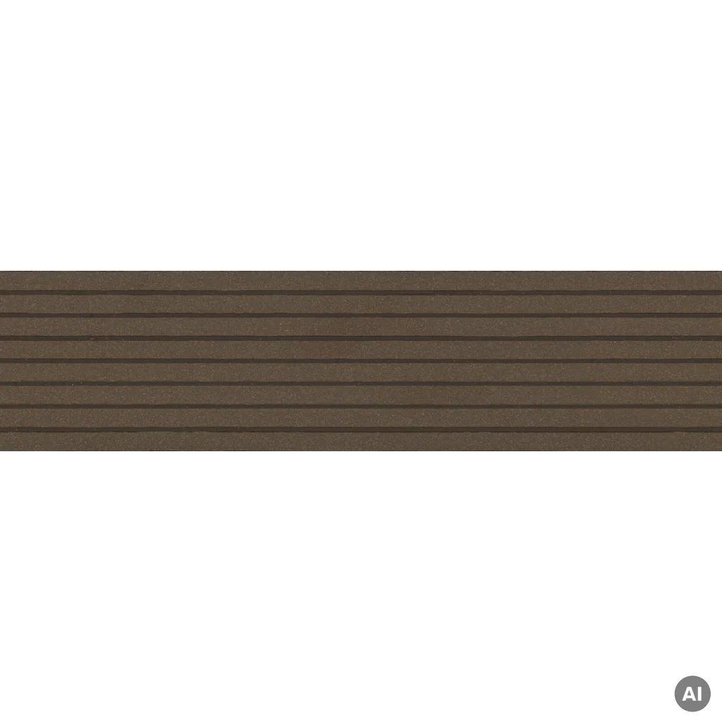 Deska tarasowa dwustronna BERGDECK szczotkowana Orzech 2,4m 25 mm, BD1003