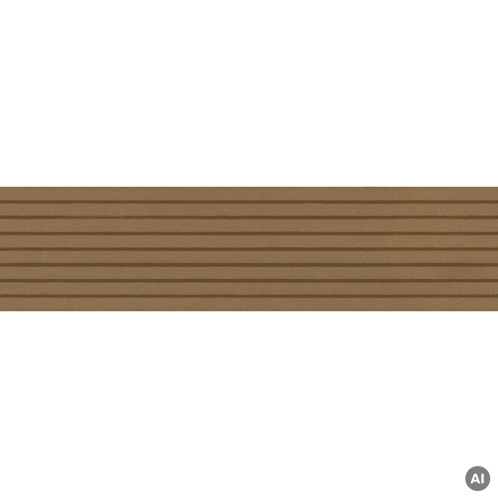 Deska tarasowa dwustronna BERGDECK Szczotkowana Wild Teak 2,4m 25 mm, BD1007