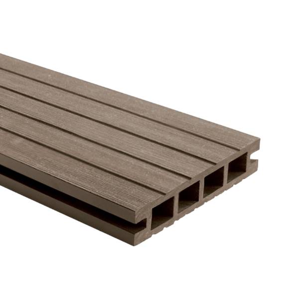 Deska balkonowa tarasowa dwustronna Eco Mini B110 szczotkowana Orzech 2m 20 mm, NT1091