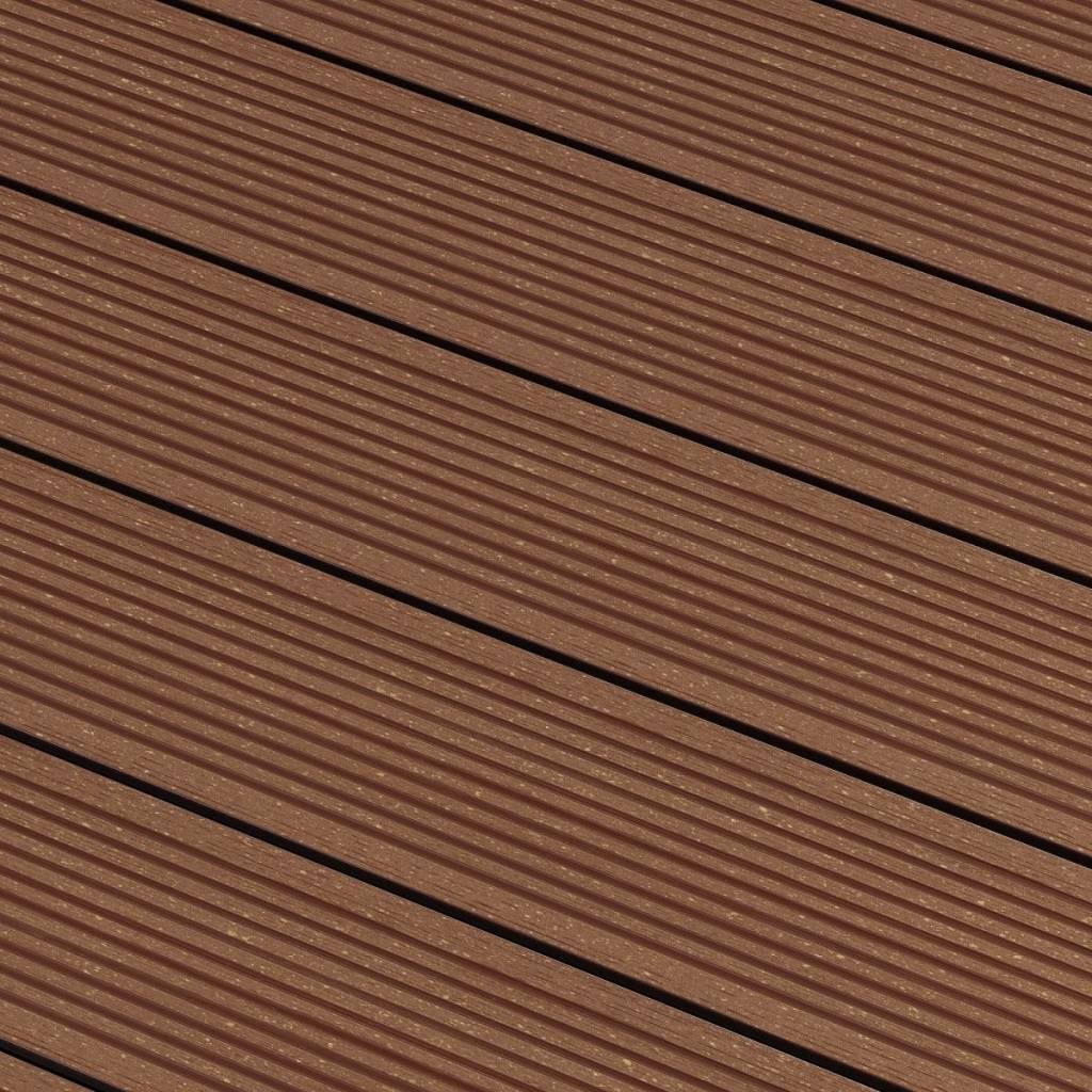 Deska balkonowa tarasowa dwustronna Eco Mini B110 szczotkowana Kasztan 2m 20 mm, NT1092