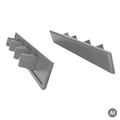 Zaślepki do deski tarasowej BERGDECK Antracyt 12szt, BDZD01