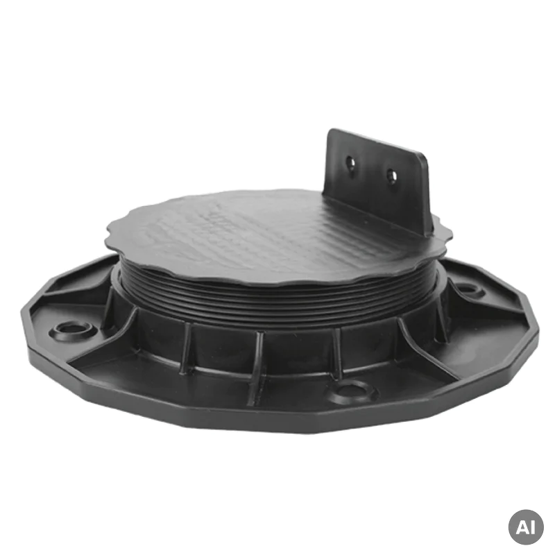 Wspornik regulowany pod legar ETL 18-32 mm Czarny, TSK049
