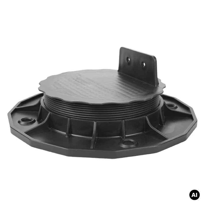 Wspornik regulowany pod legar ETL 18-32 mm Czarny TSK049