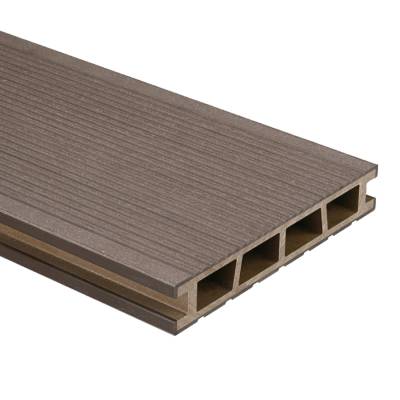 Deska balkonowa tarasowa dwustronna WPC szczotkowana Orzech 1,2m 25 mm, BD1T03