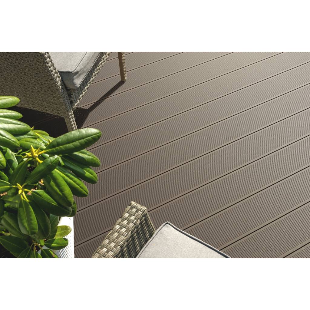 Deska tarasowa dwustronna Salag Eco E140 szczotkowana Orzech 2,2m 22 mm, BE5103