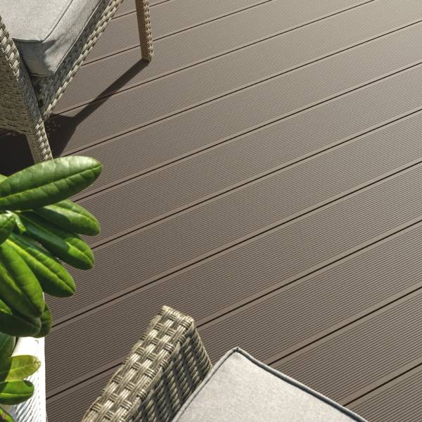 Deska tarasowa dwustronna Salag Eco E140 szczotkowana Orzech 2,2m 22 mm, BE5103