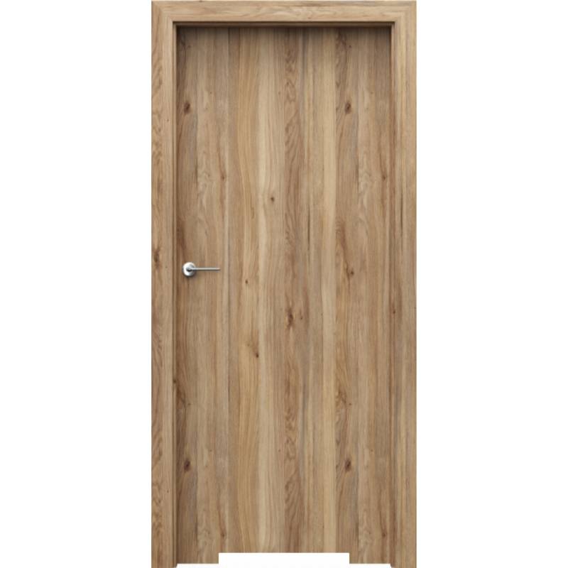 Drzwi Porta Decor model P przylgowe lewe 80 cm Dąb Catania z podcięciem wentylacyjnym, SPWP0P0L08DDTWSB2AH000
