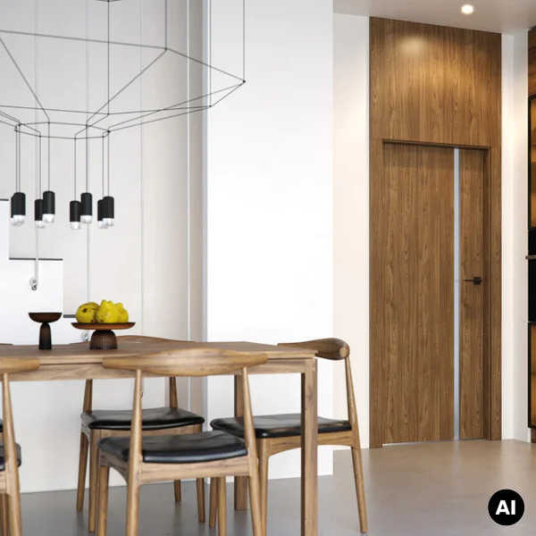 Drzwi Porta Focus 4.A z czarną szybą przylgowe lewe 80 cm,