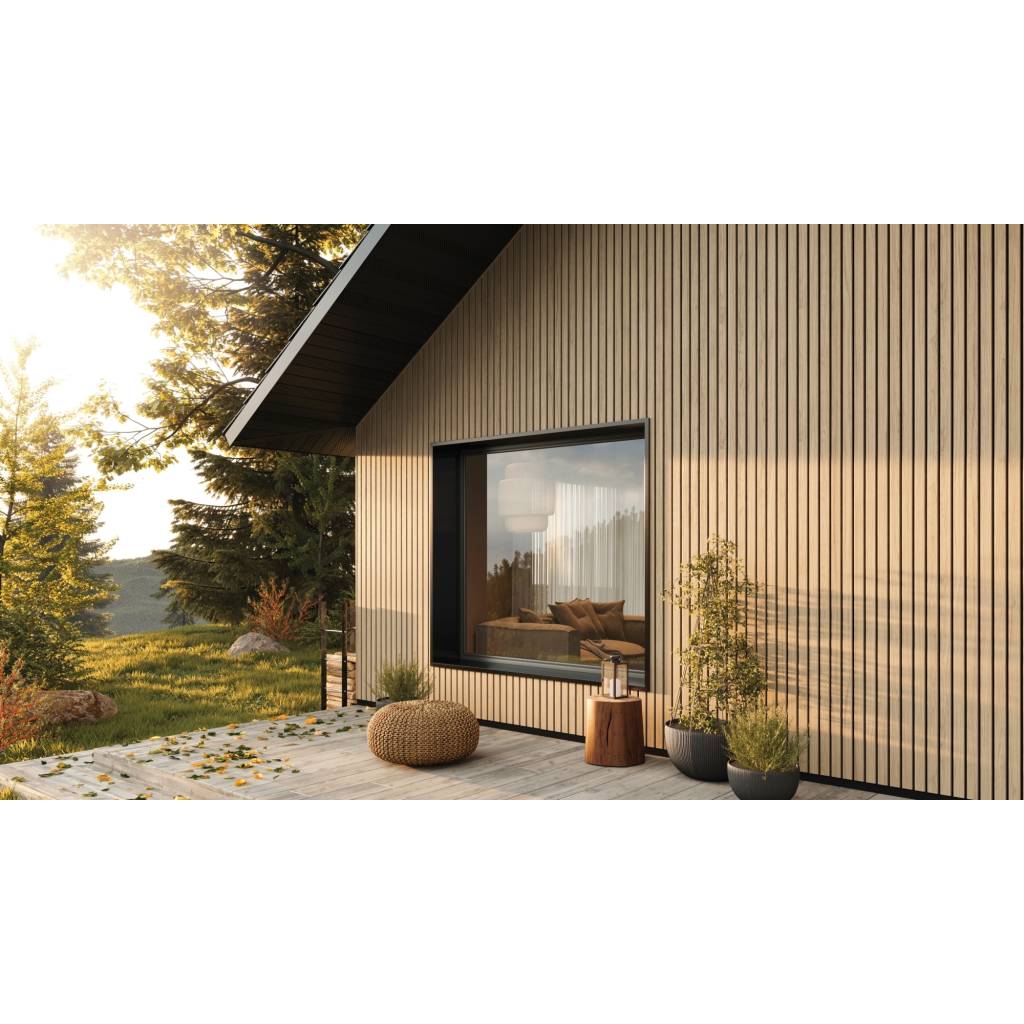 Panele zewnętrzne Fronto V-Black lamele Dąb 3030231