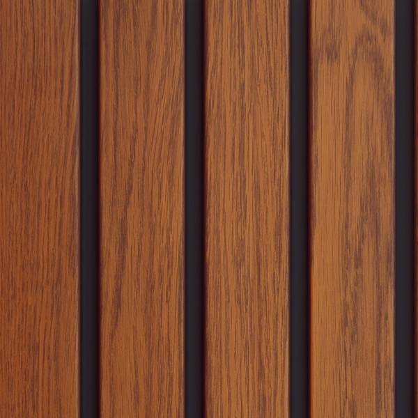 Panele zewnętrzne Fronto V-Black lamele Złoty Dąb 3030232