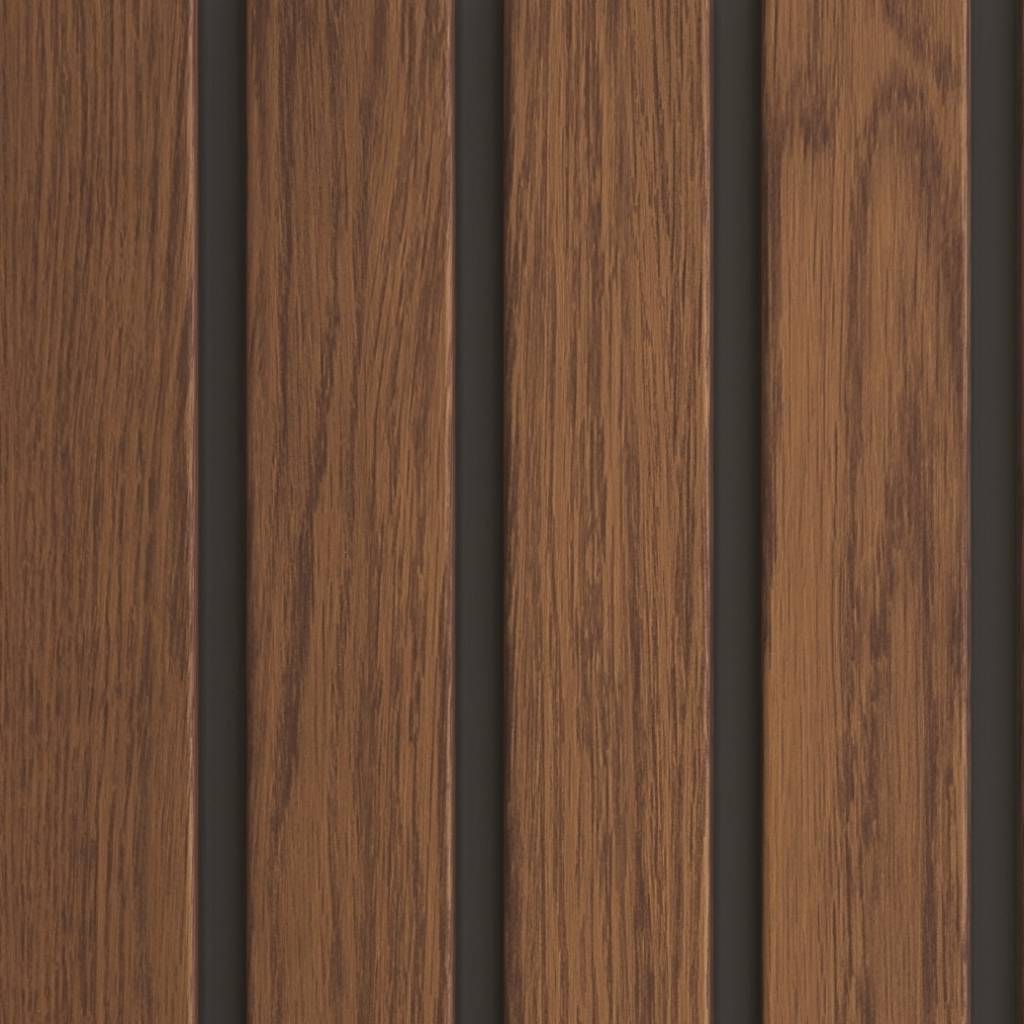 Panele zewnętrzne Fronto V-Black lamele Orzech 3030233 Panele zewnętrzne Fronto V-Black lamele Orzech 3030233