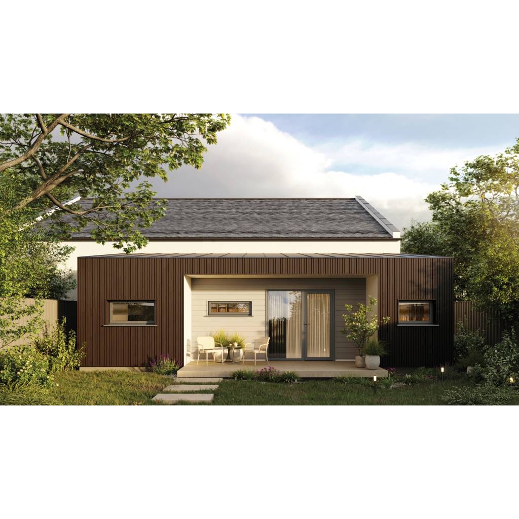 Panele zewnętrzne Fronto V-Black lamele Orzech 3030233
