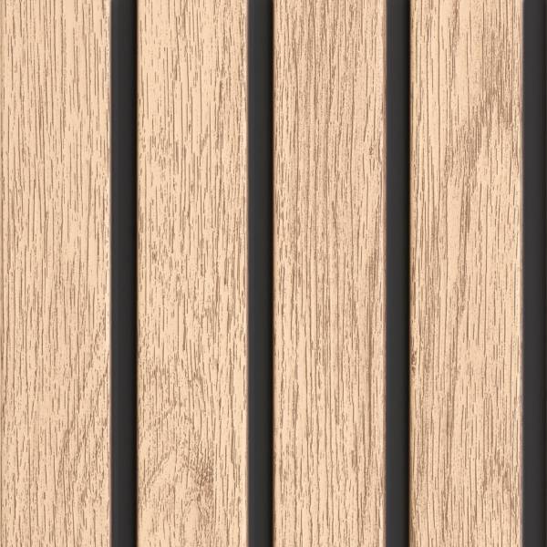 Panele zewnętrzne Fronto V-Black lamele Dąb Jasny 3030234