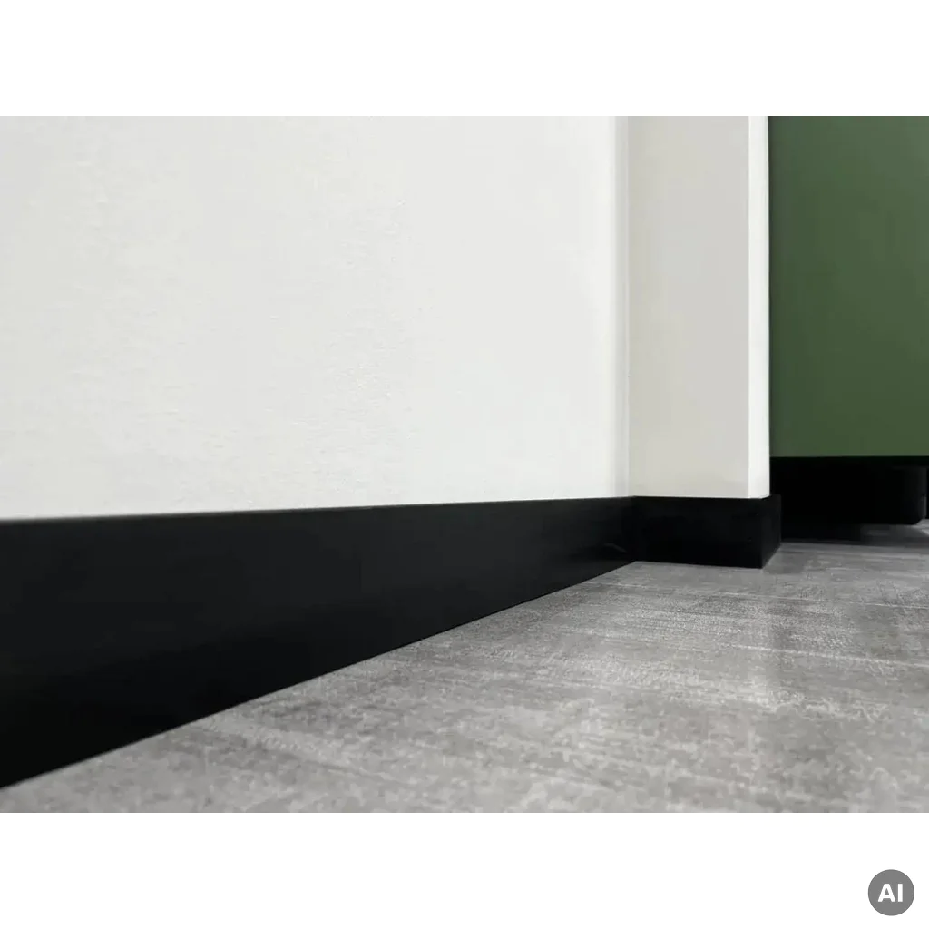 Listwa przypodłogowa STIQ XL Czarna, 5905167867112