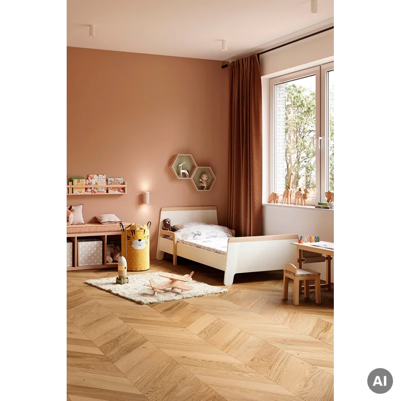 Podłoga drewniana Capri Chevron Natural 15 mm, CAP CH-110