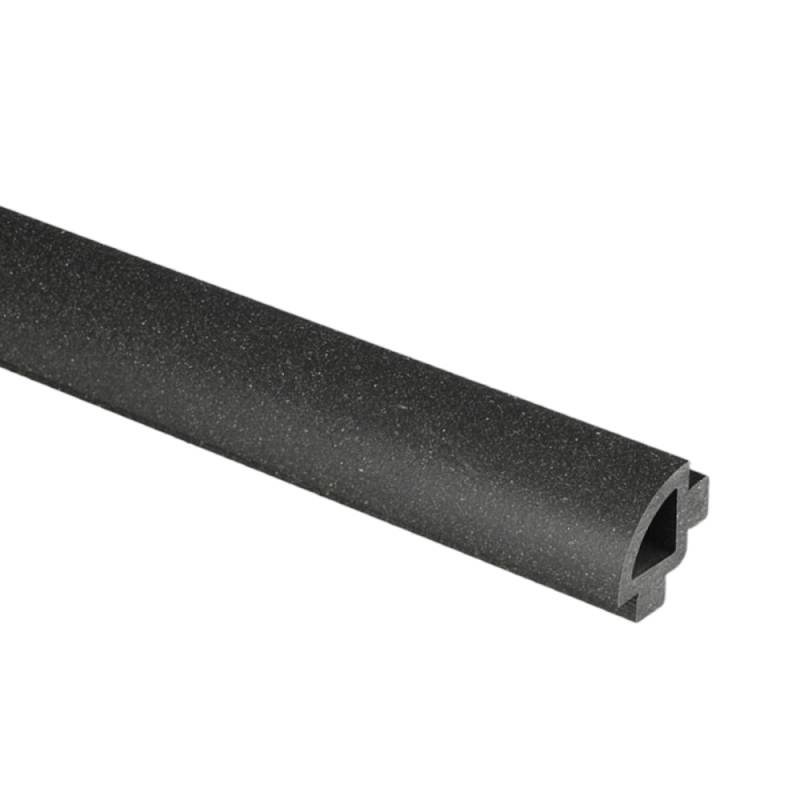 Ćwierćwałek WPC szczotkowany Czarny BDC102 32 mm