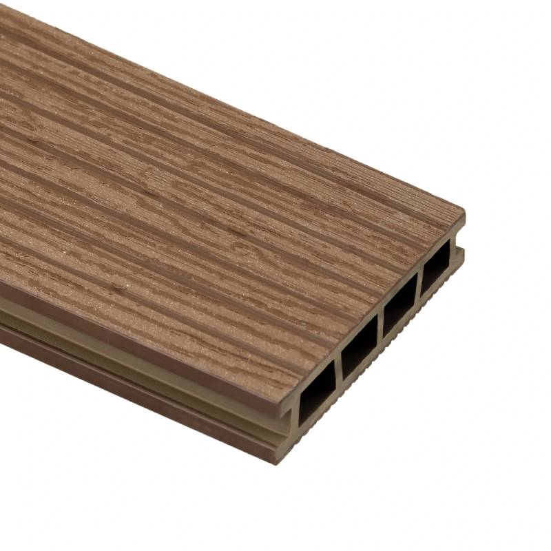 Deska tarasowa Wood szczotkowana Kasztan 2,4m 25 mm, BW0004