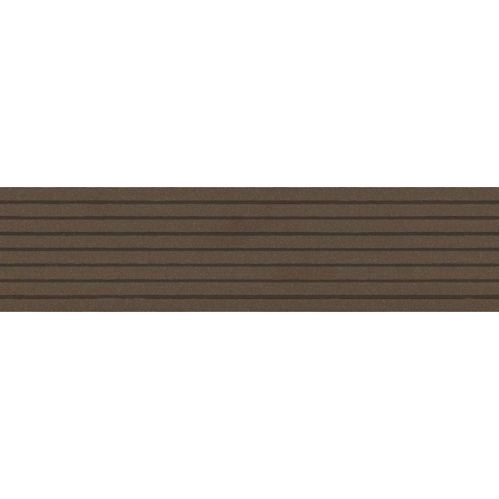 Deska tarasowa dwustronna BERGDECK B150 szczotkowana Orzech 3m 25 mm, BD7A03