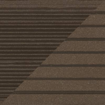 Deska tarasowa dwustronna BERGDECK B150 szczotkowana Orzech 3m 25 mm, BD7A03
