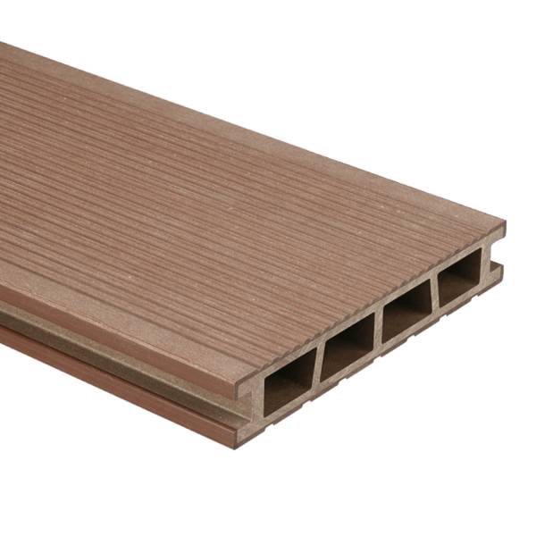 Deska tarasowa dwustronna BERGDECK B150 szczotkowana Kasztan 3m 25 mm, BD7A04