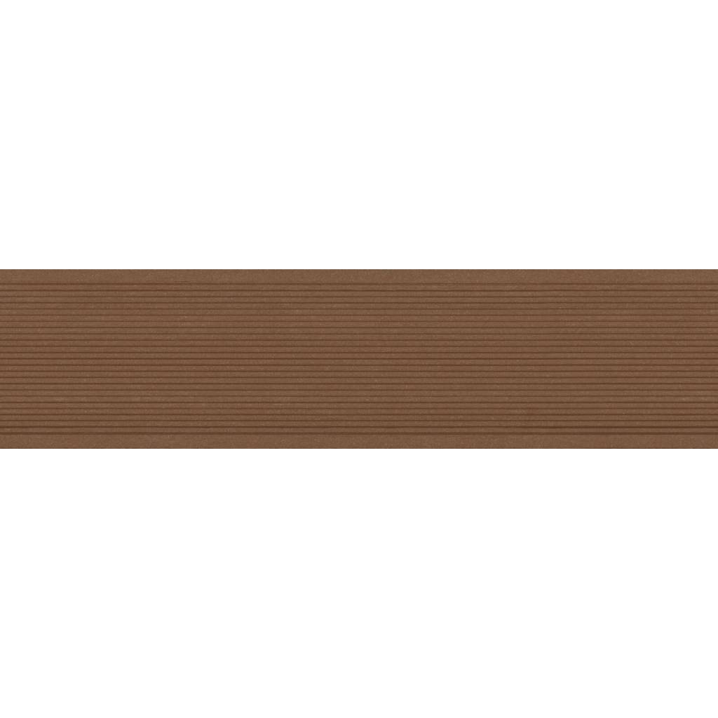 Deska tarasowa dwustronna BERGDECK B150 szczotkowana Kasztan 3m 25 mm, BD7A04