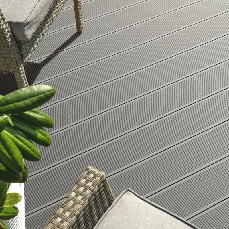 Deska tarasowa dwustronna BERGDECK Pure Antracyt 2,4m 25 mm,
