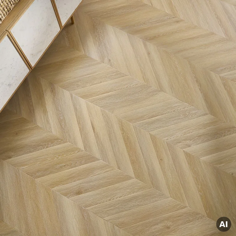 Panele winylowe SPC Jodełka Dąb Johannes CLC 222 Klasa 33