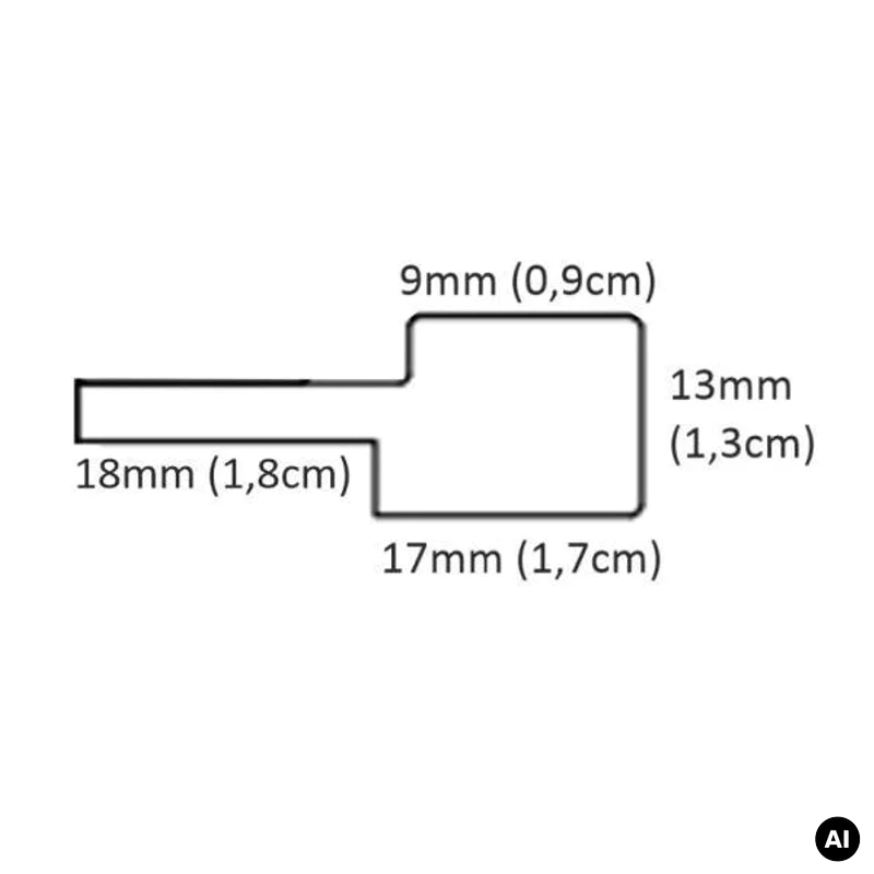 Listwa zakończeniowa Kaszmir Sahara Cream 3019 Prawa S, 120