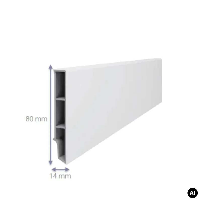 Listwa przypodłogowa Sempla Biała 701A, 3030574 - 3