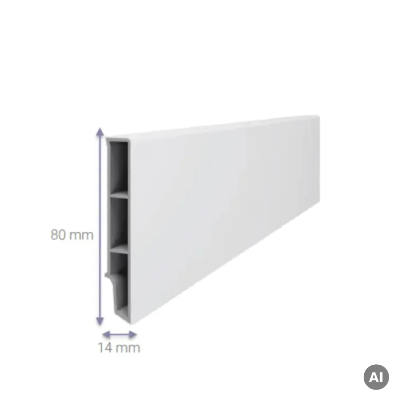 Listwa przypodłogowa Sempla Biała 701A, 3030574 - 3