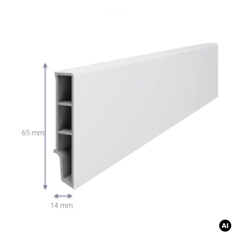 Listwa przypodłogowa Sempla Biała 705A, 3030579 - 3