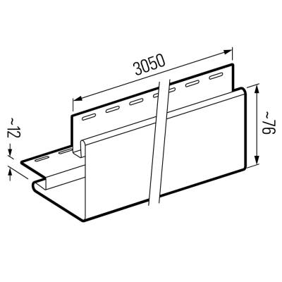 Panele zewnętrzne Listwa zewnętrzna Oliwkowa SV-12 3030469 