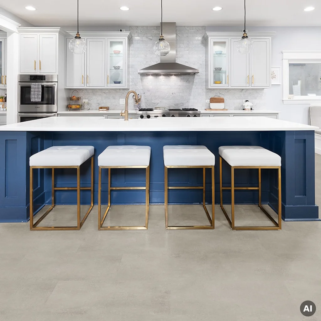 Panele winylowe SPC Caldera Concrete Pearl 6.5 mm Klasa 33, CAL-4022 (405*810)-IB