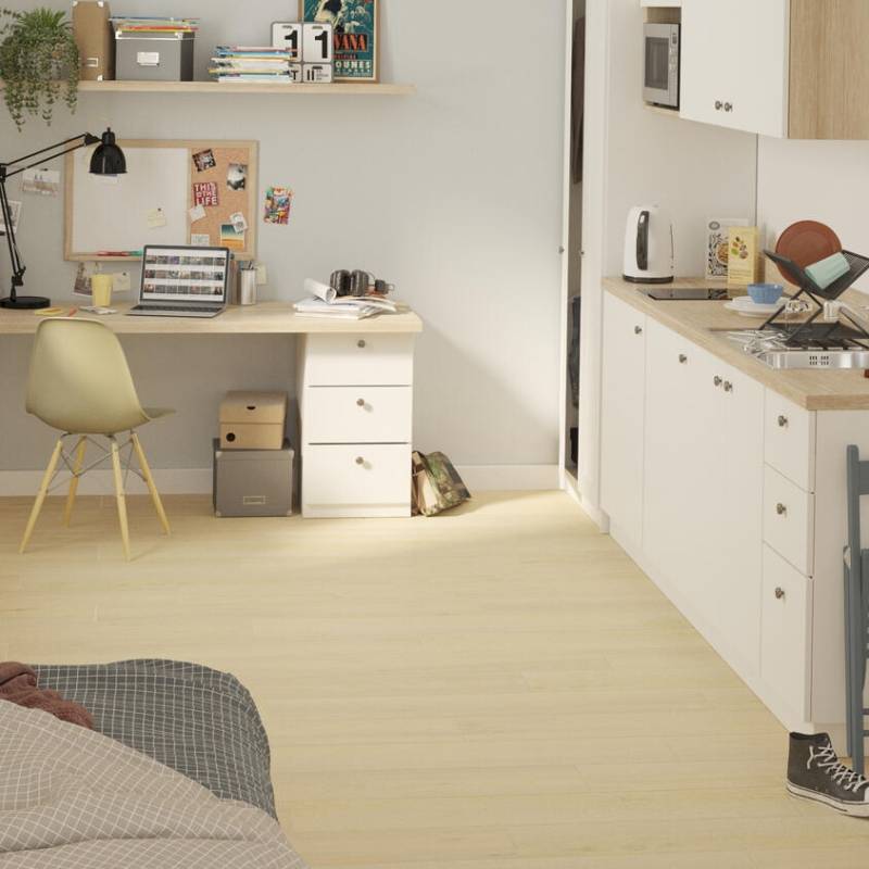 Panele winylowe ze zintegrowanym podkładem SPC Modern Oak Light Natural 280006008 Klasa 33 5.5 mm