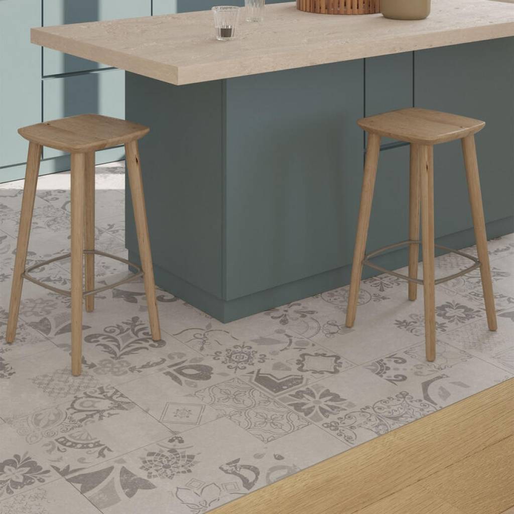 Panele winylowe ze zintegrowanym podkładem SPC Medina Grey 280008018  Klasa 33 5.5 mm