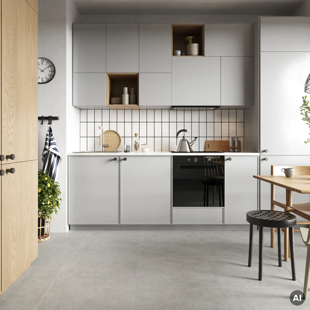 Panele winylowe SPC Concrete Light 5 mm Klasa 33, 6067230