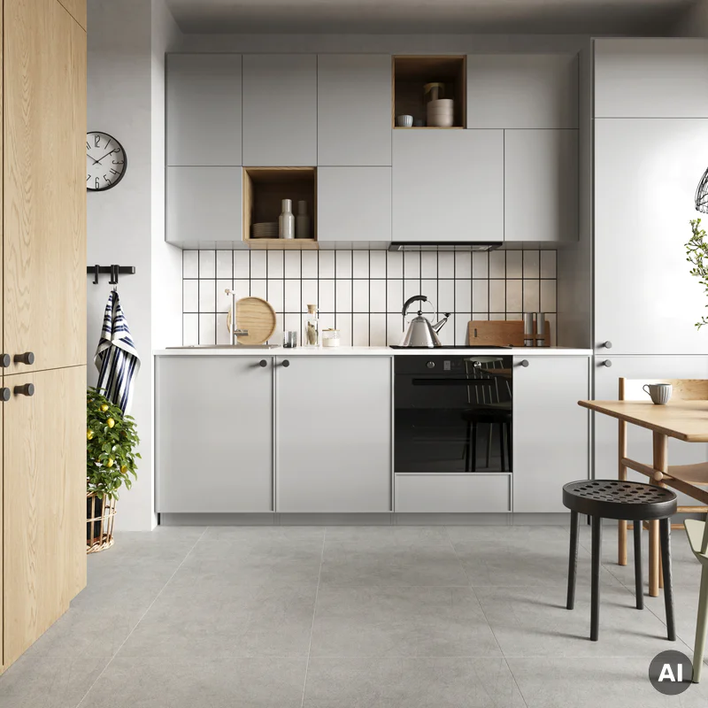Panele winylowe SPC Concrete Light 60x60 Beton Szary Matowy
