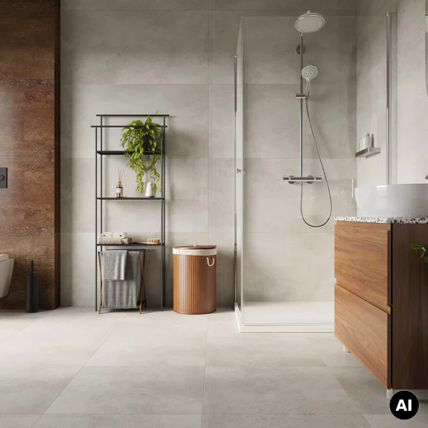 Panele winylowe SPC Concrete Dust 60x60 Beton Matowy 6067231