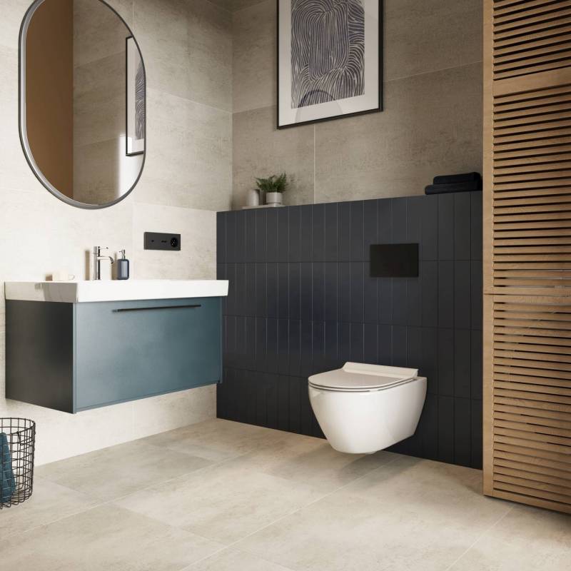 Panele winylowe SPC Concrete Beige 60x60 Beton Beż Matowy 6067232 Klasa 33 5 mm