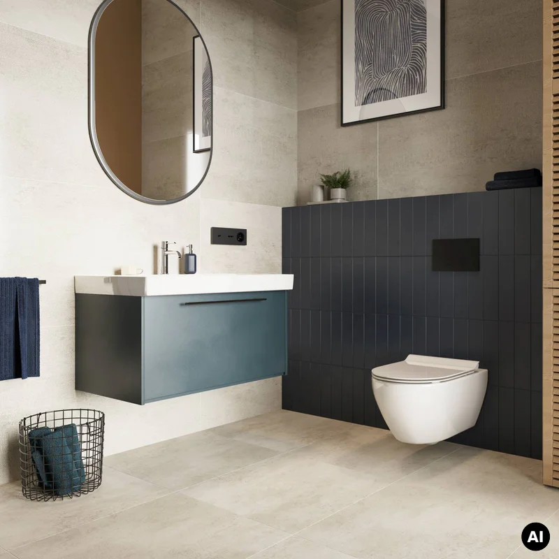 Panele winylowe SPC Concrete Beige 60x60 Beton Beż Matowy 6
