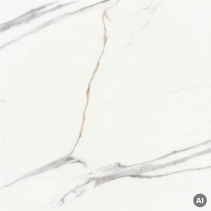 Panele winylowe SPC Calacatta White 60x60 Marmur Biały Kami