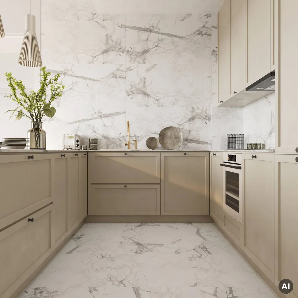 Panele winylowe SPC Calacatta Snow 5 mm Klasa 33, 6067239