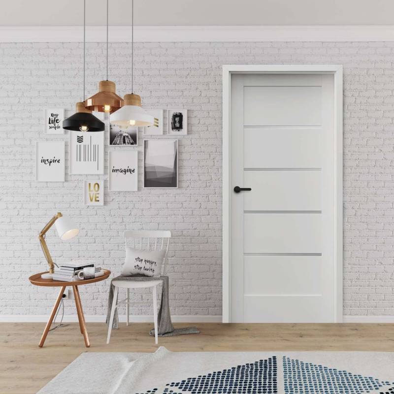 Komplet Drzwi + Ościeżnica Regulowana Porta Trim Lite model A.2 Prawe 80 Przylgowe WC, SPXTA20P08DBIWSB3KA300