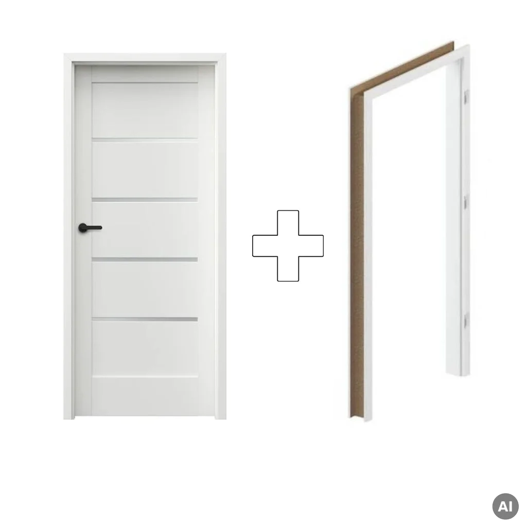 Komplet drzwi + ościeżnica
