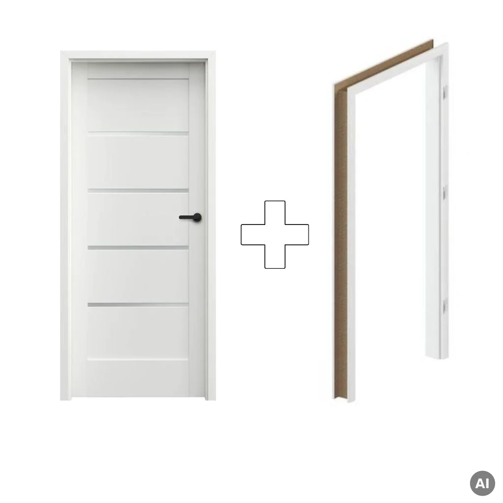 Komplet drzwi + ościeżnica