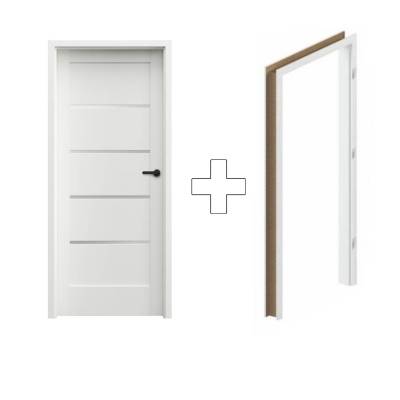 Komplet Drzwi + Ościeżnica Regulowana Porta Trim Lite model A.4 Lewe 80 Przylgowe, SPXTA40L08DBI0SZ3KA300