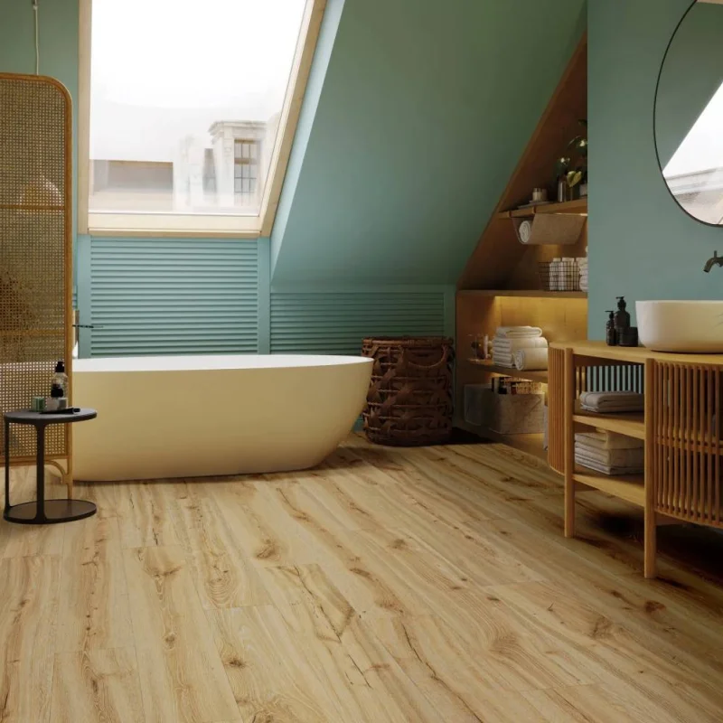 Panele winylowe ze zintegrowanym podkładem SPC Dąb Pustynn