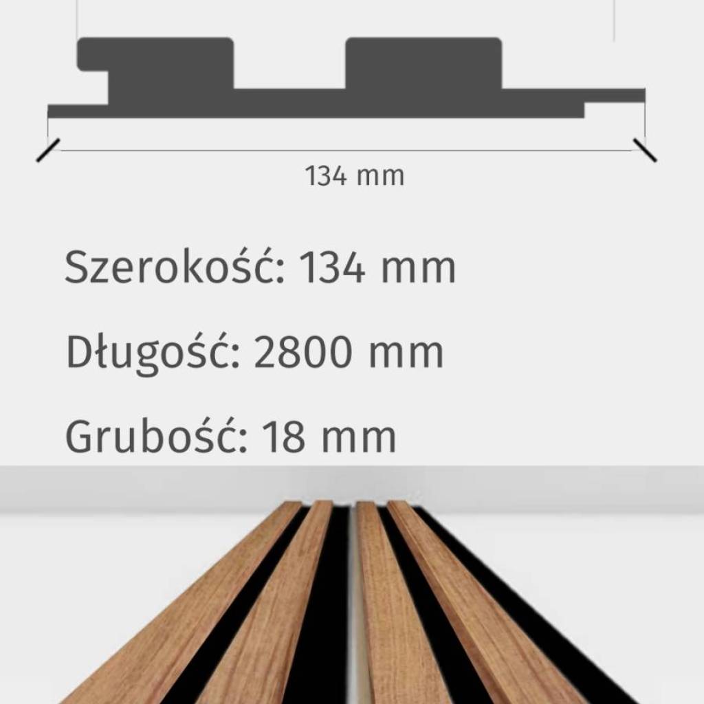 Lamele Akustyczne Matt Soft Touch Storm Grey L 728, 120044518