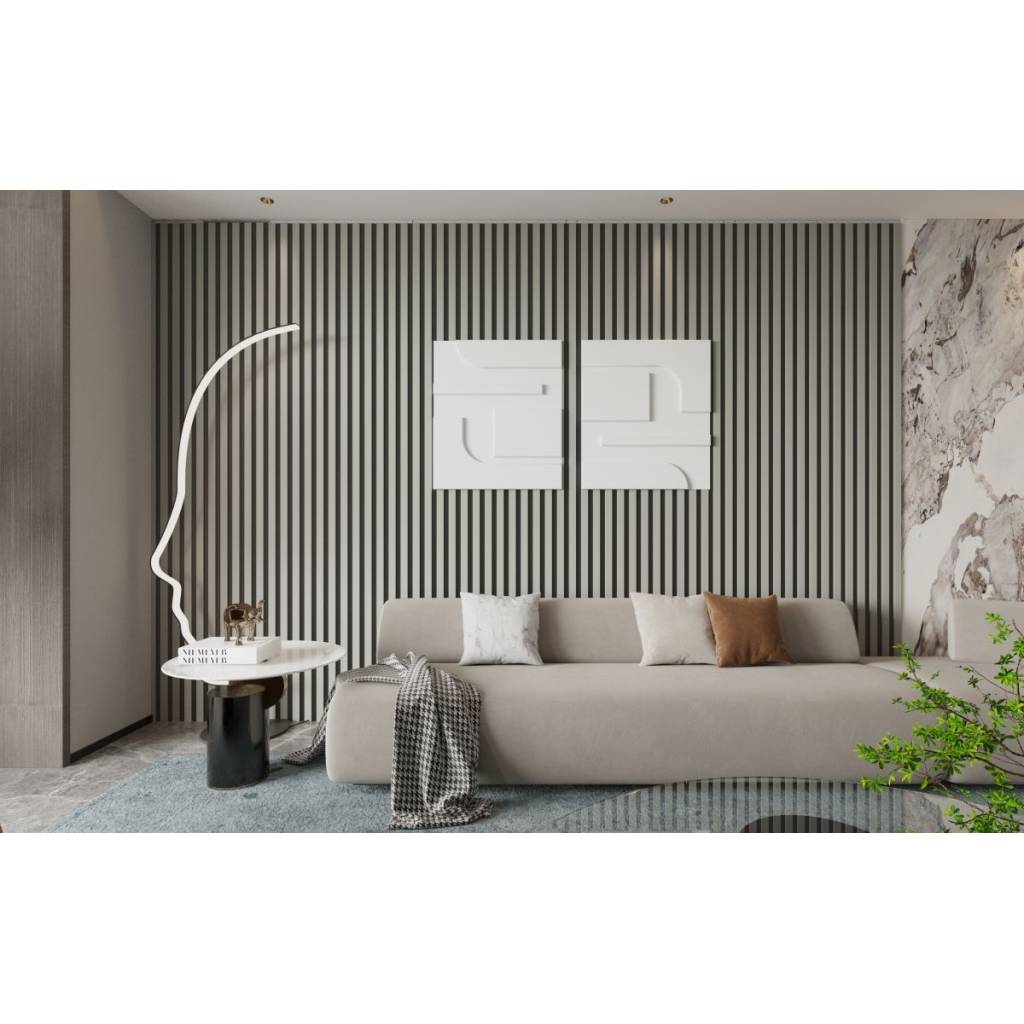 Lamele Akustyczne Matt Soft Touch Stone Grey L 728, 120045737