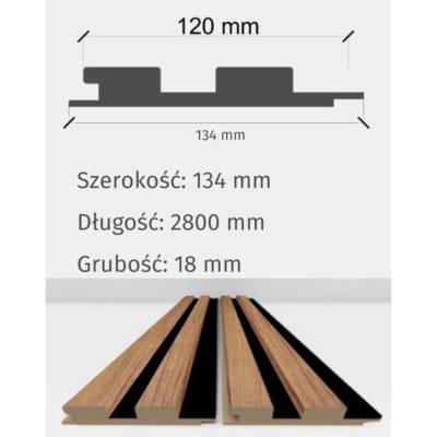 Lamele Akustyczne Matt Soft Touch Relax Green L 735, 120046850